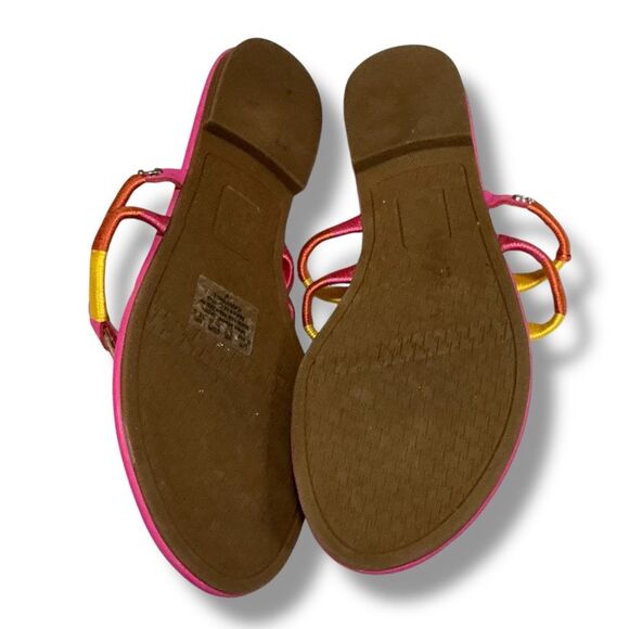 Circus by Sam Edelman Canyon Pink Slip On Thong Sandals Flip Flops - Picture 7 of 10